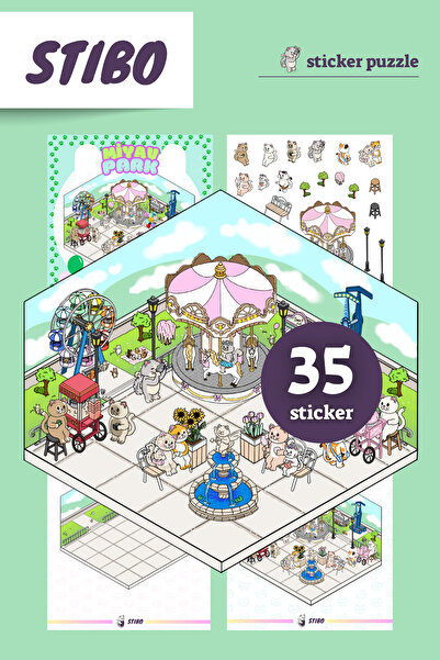 Stibo Miyav Park Sticker Puzzle