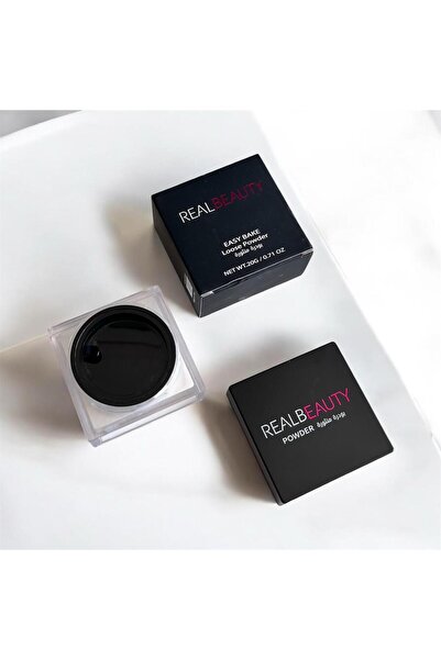 real beauty بودرة تثبيت سائبة من ريل بيوتي