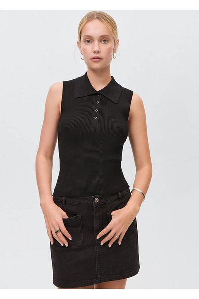 Mango Teen Polo Neck Knitwear Bluz
