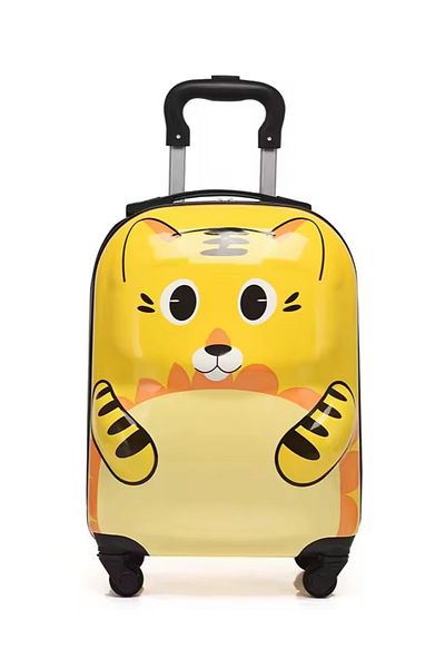 ABYZ Children's Trolley, dimensions 44x22x31cm, with Tiger, color Yellow