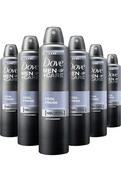 Unilever Dove Cool Fresh Anti-Perspirant Deodorant Aerosol for Men 250 ml - Pack of 6