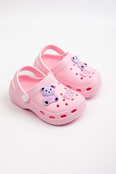 Melek Tuna Children's Teddy Bear Non-Slip Sandals Slippers, Children's Cross Slippers, Children's Slippers, Children's Pool Slippers,