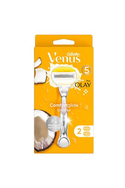Gillette Venus Olay ComfortGlide Women's Razor + 2 Spare Razors