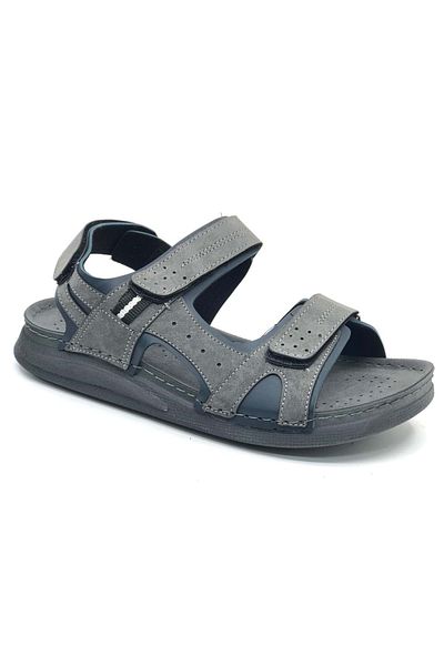 KCMN Bento 86-012 Dr. Recommended Orthopedic Men's Sandals Gray