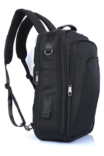 ÇÇS Backpack with USB and Headphone Input, Laptop Compartment, Lock