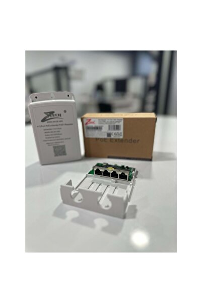 Genel Markalar ZTECH ZR-1003 1+3 1 GİRİŞ 3 ÇIKIŞ 100MT POE REPEATER ÇOKLAYICI...