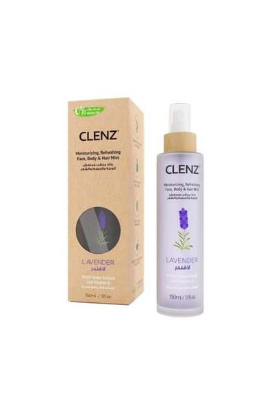 clenz Cleanse Lavender Facial, Body, and Hair Moisturizing Mist - 150ml