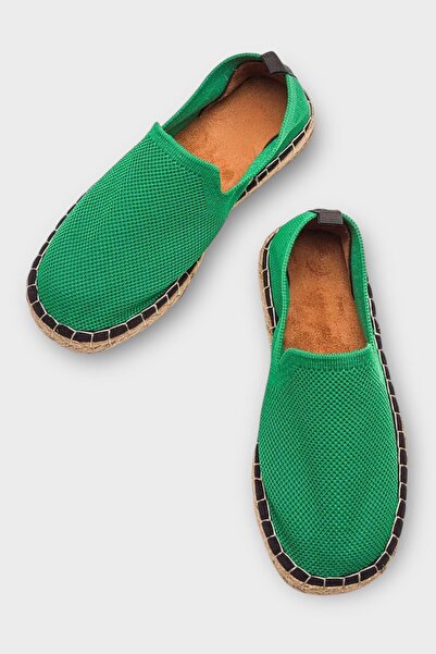 Liger Unisex Χειροποίητο Πλεκτό Espadrille Green
