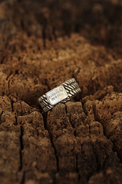 Skygo Written Adjustable Men's Ring - Tj-Ey411