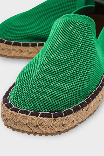 Liger Unisex Χειροποίητο Πλεκτό Espadrille Green
