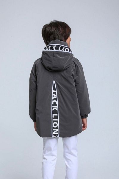 HAUSEkids 7-14 Years Jack Premium Novva Boy's Coat-Space Gray