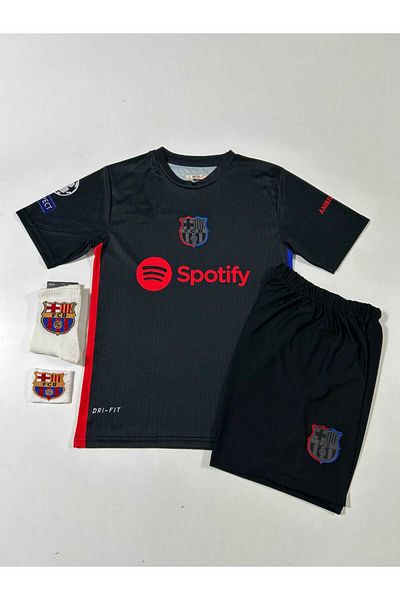 DAYIBALI DÜKKAN Dayibali Fcb Laminated Yamal 2024/25 New Season Black Away Jersey