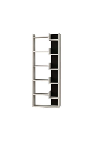 Mourah Home Oppa 4-Tier Bookcase – Modern Floor Cabinet & Display Book Shelf for Living Room/Bedroom