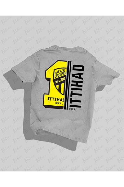 Nulivez Ittihad Design Back Printed High Quality Compact Unisex Oversize T-Shirt