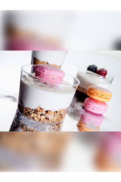 RUBİKAP 180 ml Hard Plastic Dessert Container 30 Pcs