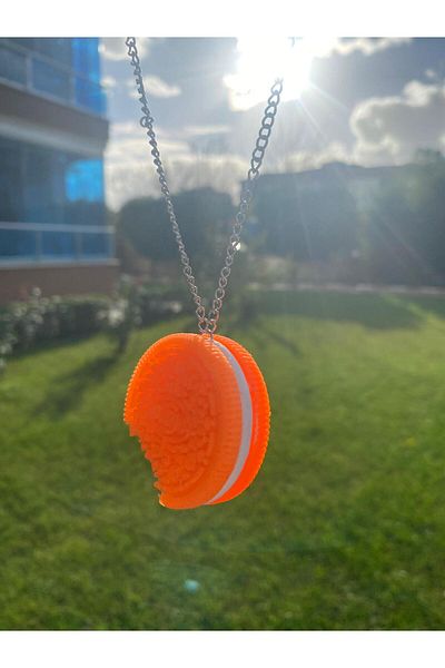 CEBECİOTO Orange Color 3D Mirror Decoration Auto Accessory