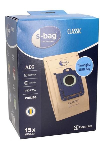 Electrolux Set 15 saci S-bag E200SM pentru aspirator Electrolux AEG Zanussi, 9001688002