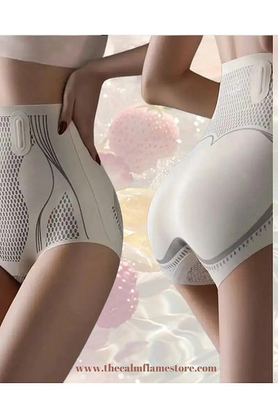 SAUNA SUIT Women's High Waist Seamless Corset Panties |   Seamless and Non-Slip Waist Ionizer Panty Corset with Underwire Support