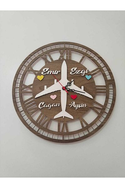 mrchediyesepeti Children's Room **Living-Room-Workspace Quality Wall Clock Very Stylish Design (Exclusive for Mothers)