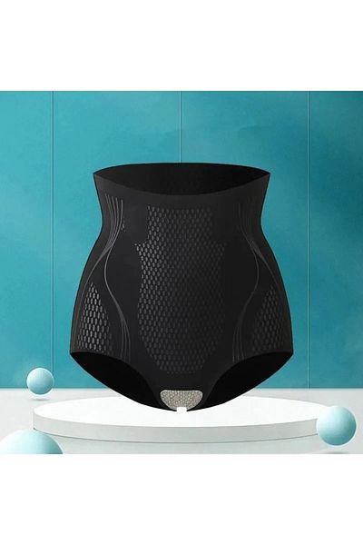 SAUNA SUIT Women's High Waist Seamless Corset Panties |   Seamless and Non-Slip Waist Ionizer Panty Corset with Underwire Support
