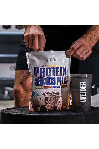 Weider 80 Plus Casein + Isolate + Whey + Egg Complex Protein 500 Grams