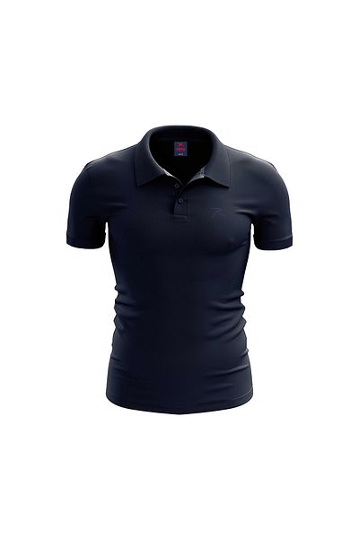 raru Μπλουζάκι πόλο Pıus Navy Blue