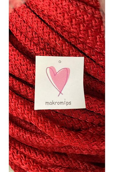 Makromİps Macrome Rope (10 m) Sewable Tres Polyester Woven Rope Cable Raceway Knitting Hobby Multipurpose Rope
