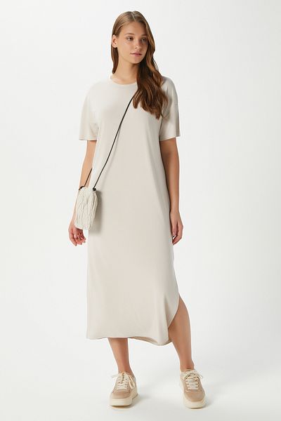 Ritnice Rochie de damă Modal Daily Comfort Stone Slit 16556