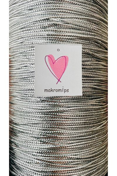 Makromİps Monofil String (500 m) Decorative Silvery Decoration Keyring Macrome Wedding Favor Gift Package String