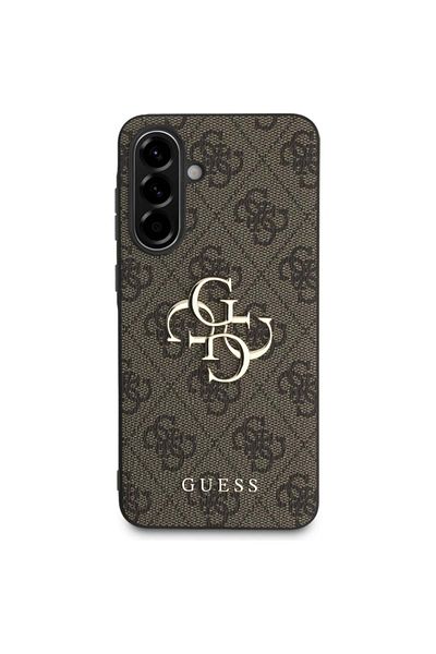 Guess Case For Samsung Galaxy A56 5g, , Hardcase Big Logo, Brown