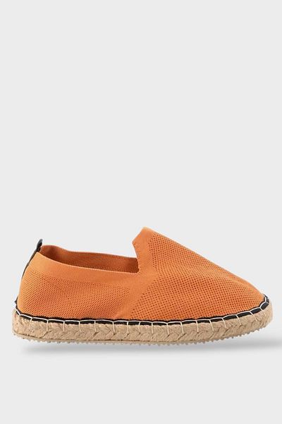Liger Unisex Handmade Knitwear Espadrille Orange