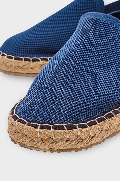 Liger Unisex Χειροποίητο Πλεκτό Espadrille ΜΠΛΕ