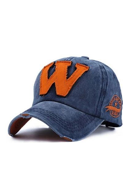 akix W Model Unisex Vintage Baseball Sports Hat with Adjustable Velcro on the Back