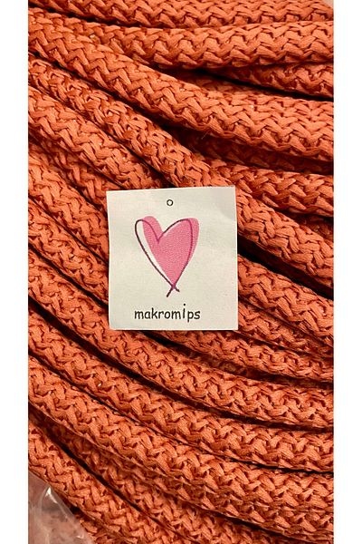 Makromİps Macrome Rope (10 m) Sewable Tres Polyester Woven Rope Cable Raceway Knitting Hobby Multipurpose Rope