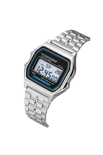 REDz Accessories Digital Watch, Ultra-thin Model, Stainless-steel, Silver