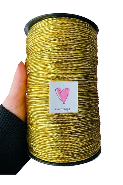 Makromİps Monofil String (500 m) Decorative Silvery Decoration Keyring Macrome Wedding Favor Gift Package String