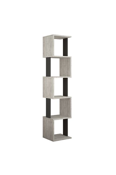 Mourah Home Piri 6-Tier Corner Bookcase – Modern Storage Unit Display Book Shelf for Any Room Decor
