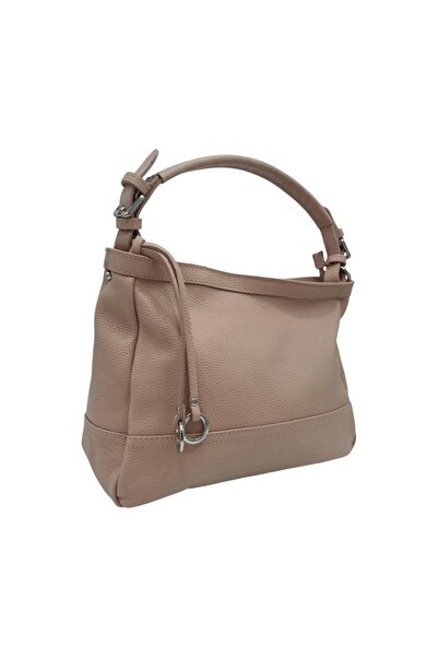 EVoStyle Geantă Damă EVoStyle S706, Piele Naturală, Culoare Roz Pudră, 34 x 2...