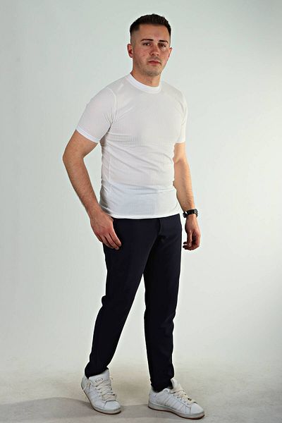 eg38 Reported Crew Neck T-Shirt White