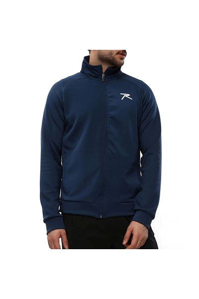 raru Топ с цип Miro Indigo