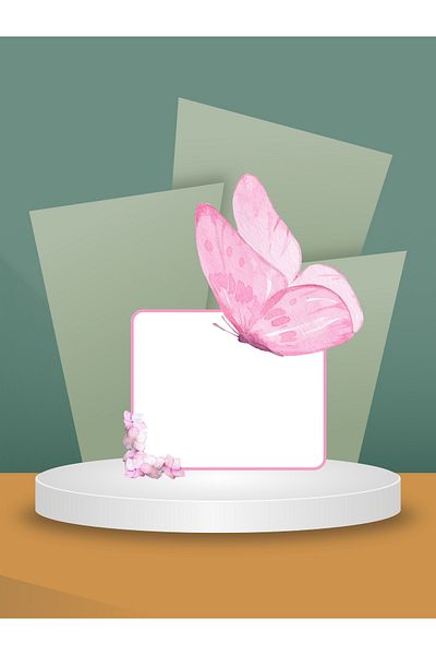 Özcan Toptan Tuhafiye Gift Pink Butterfly Patterned Notepad | Note Paper | Notepad