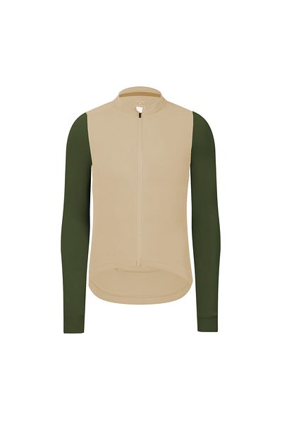 Rsantce Asia-S Khaki-Army Green Rsantce 2024 Winter Thermal Fleece Cycling Jersey Top MTB Bike Outdoor Men's