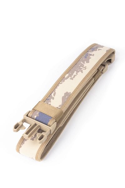 İZMİR ASKERİ MALZEME Air Force Camouflage Color Plastic Buckle Military Palaska Belt
