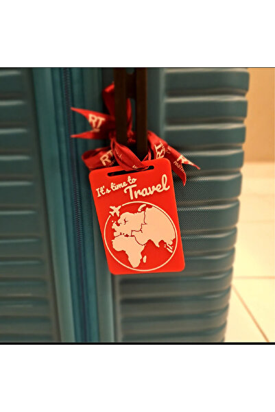 üç boyutlu haller Time to Travel Luggage Tag