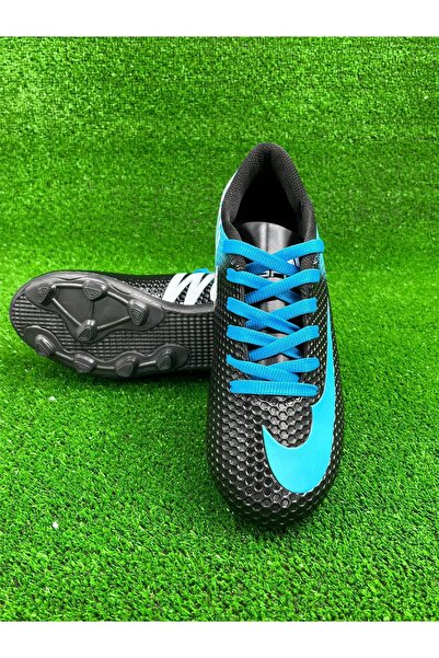Moda Lime Unisex Kids Crampons Turf Field Boys Football Shoes Studded Soccer Sneakers