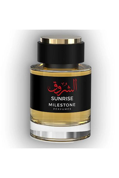 Milestone Sunrise Unisex Eau de Parfum, 100ml, Floral-Woody Blend, Turkish Rose & Pink Pepper Tones