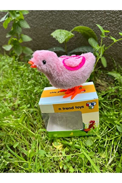 META Kurmalı Zıp Zıp Zıplayan Yürüyen Tüylü Civciv Peluş Civciv Mor