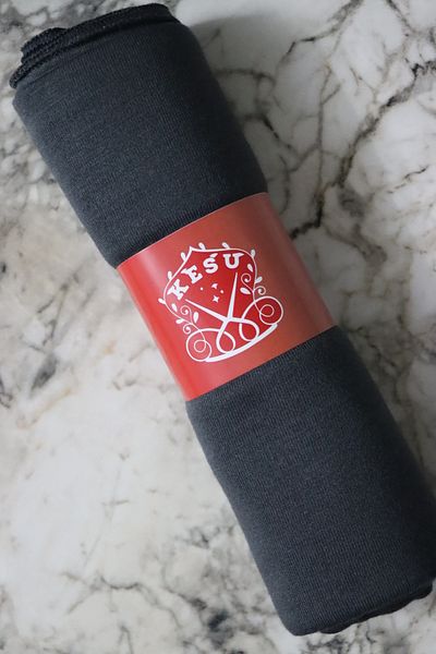 Kesu Combed Cotton Shawl (Anthracite)
