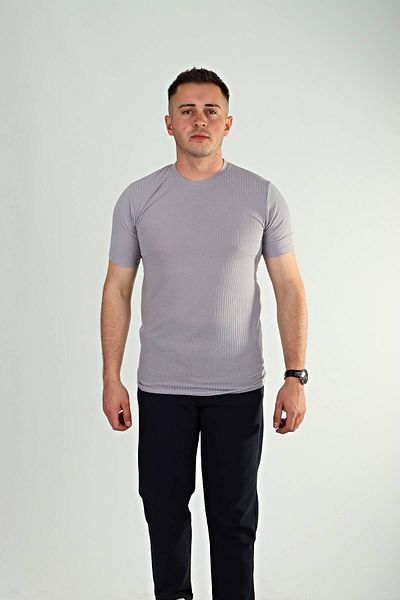 eg38 Reported Crew Neck T-Shirt Gray