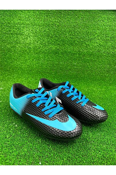 Moda Lime Unisex Kids Crampons Turf Field Boys Football Shoes Studded Soccer Sneakers